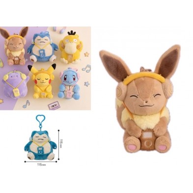 pokemon headset keyring 毛公仔 伊貝